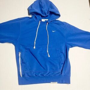Nike Men's Blue Hoodie Sweater with extra zipper pocket